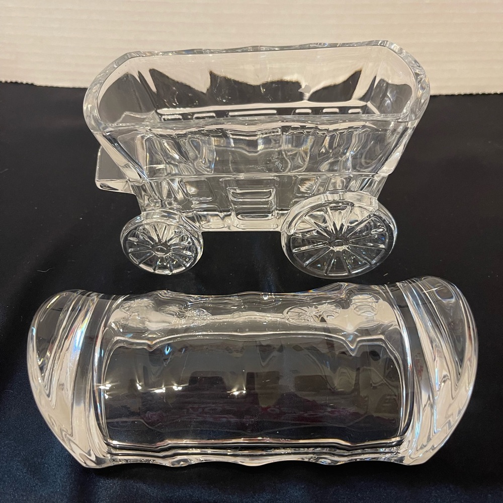 Crystal Clear Glass Wagon Decor - Picture 7 of 8